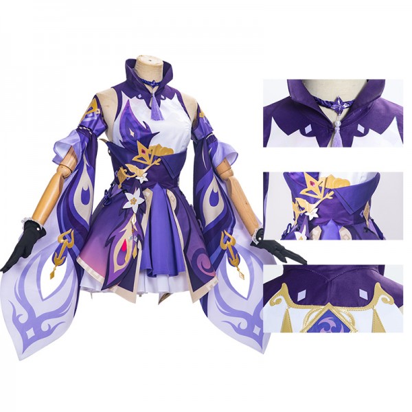 Game Genshin Impact Keqing Cosplay Costume - Champion Cosplay